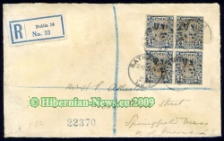 1923 wmk. Se 4d slate, first day of issue