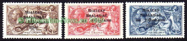 1922 Dollard set 2/6 - 10/-