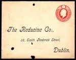 1902 Edward VII 1d carmine embossed envelope