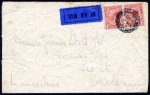 1924 cover from Belfast to Oldham via Airmail to Liverpool