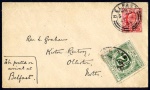 Belfast and Northern Counties, 1903 2d die III dull grey-green