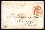 1842 Wrapper to Maidstone with PAID AT DERRY / 1d
