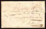 1832 Entire to Dublin with Mileage GARVAGH / 113 in blue