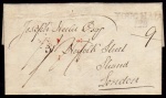 1815 EL to London with fine YOUGHALL / 128 (Co. Cork)