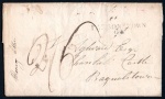 1822 EL with Treble Postage and PARSONSTOWN/68 Mileage
