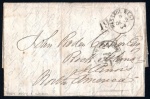1864 EL to USA from Passage West (Cork) unpaid