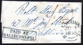 1850 Wrapper with very fine PAID AT / BALLYCONNELL