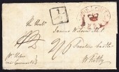 1826 EL from St. Vincent with oval SHIP - LETTER - DERRY