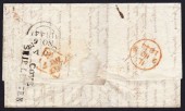 1844 EL from BA to Holland with VF COVE / SHIP LETTER